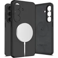 Tech-Protect Samsung Galaxy S26 Nestemäinen silikonikotelo - MagSafe-yhteensopiva - musta
