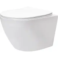 REA Seinä-WC-istuin Carlo Lux Rimless bideetoiminnolla