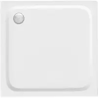 REA Suihkutarjotin Belmond White 90x90 Brush Gold