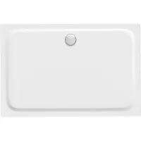 REA Suihkutarjotin Belmond White 90x120 Brush Gold