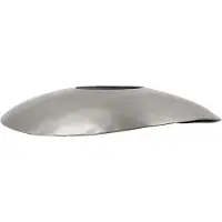 House Doctor Hatt lampunvarjostin 13x14 cm Harjattu hopea, 13×14×3 cm