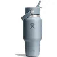 Hydroflask Wide Mouth Flex Straw Cap Shale Gray juomapullo, 710 ml