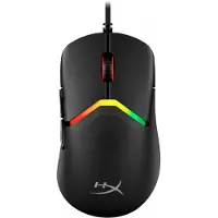 HyperX Pulsefire Saga -pelihiiri (musta), Molempikätinen, Optinen, USB A-tyyppi, 3200 DPI, musta