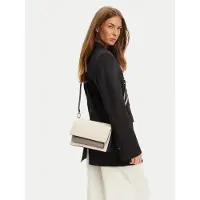 Tous for woman. 2002202601 Beige Saffiano Audree crossbody bag (OSFA), Casual, Polyurethane