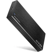 Axagon Ulkoasema - AXAGON - EM2-GTR - SSD M.2 - USB-C 3.2 Gen 2 - Musta