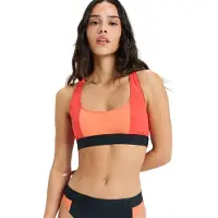 Roxy Active Colorblock Top - Red - S
