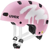 Uvex Kid 4 Style MIPS pyöräilykypärä, 55 - 58 cm, spray strawberry matt