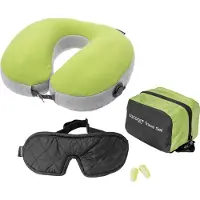 Cocoon Travel Set Ultralight 3 Pieces Wasabi/Black OneSize