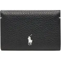 Ralph Lauren for woman. 427949873014 Black Polo Play leather card holder (OSFA), Casual