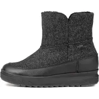 Pomar Women's Niva GORE-TEX Ankle Boot Granit Felt/vivian Black/fur Talvikengät 37