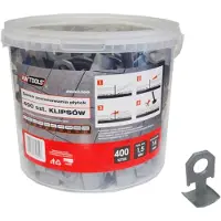 AWTOOLS Laatan kulmamääritin AW30366; 1,5 mm; 7-15 mm; 400 kpl.