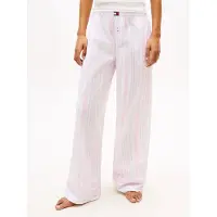 Tommy Hilfiger Poplin Stripe Pants - Pink - XS