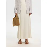 SELECTED WOMEN Slfviva Hw Ankle Linen Blend Skirt Noos - Cream - 38