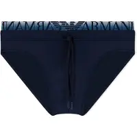 Emporio Armani for man. EM000582_AF20432 Logo band navy swim brief (M), Beachwear, Polyamide