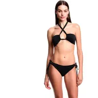 Emporio Armani for woman. EW003391_AF20255 Black Lurex Bikini (XL), Beachwear, Polyamide