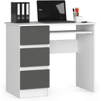 NORE A6, vasemmanpuoleinen työpöytä. Väri : ruskea.