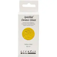 Creativ Company - Speckled Ceramic Glaze 999-1060 C Opaque Yellow Haze - 60ml