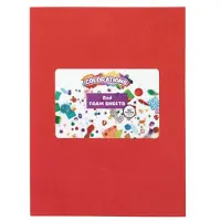 Colorations - Foam Sheets Red 10 pcs.