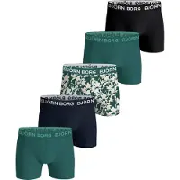 Björn Borg Cotton Stretch Boxer 5P - Black - 122-128