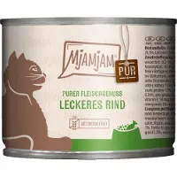 MjAMjAM 6x200g Herkullista puhdasta naudanlihaa kissanruoka märkä