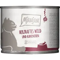 MjAMjAM 6 x 200 g - maukas riista, kani & mustikka