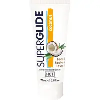 Hot Superglide - syötävä liukuvoide - kookos - 75 ml