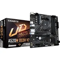 Gigabyte A520M DS3H V2 AM4 mATX -emolevy