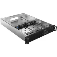 Lanberg SC01-6502-12B, Teline ( 2U ), Musta, 7 tuuletin(ta), 430 mm, 650 mm, 89 mm