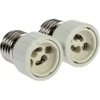 Nordic Quality Adapteri e27 - gu10, 2 kpl