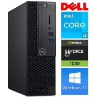 Dell Tietokone 3070 SFF i3-9100 16GB 1TB SSD M.2 NVME GT1030 2GB WIN11Pro