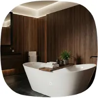 REA LED SEINÄPEILI 70x70cm TOP
