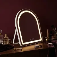 REA LED SEINÄPEILI GLAM White 40x45cm