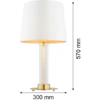 Argon Hampton 8540 pöytävalaisin, E27, 15w, moderni