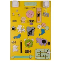 Hobby Hall Kaksipuolinen opetustaulu 3in1 magneeteilla lapsille