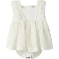 Lil´ Atelier Nbffeya Sl Tulle Body Dress Lil - Cream - 86