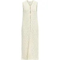 Object Objkitty S/L Re Knit Dress 144 - Cream - M