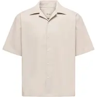 Only & Sons Onsreid Reg 0571 Resort Shirt Vd - Beige - XXL