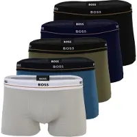 BOSS for man. 50531660 Set 5 Boxers Type multicolour (S), Homewear, Multicolor, Cotton