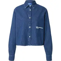 Karl lagerfeld Jeans Boxy Denim Pitkähihainen Kauluspaita