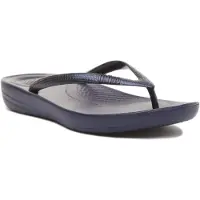 Fitflop tm Iqushion Ergonomic Flip-Flops - Black - 36