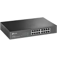 TP-LINK , Kytkin, 16-ports 10/100/1000Mbps, RJ45, svart