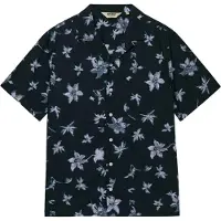 Superdry for man. M4011137A Shirt Cabana Print navy (M), Casual, Cotton, Short sleeve