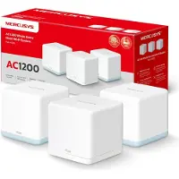 Mercusys HALO H1500X, Valkoinen, Sisäinen, Verkkojärjestelmä, 550 m², Kaksitaajuus (2,4 GHz/5 GHz), Wi-Fi 6 (802.11ax) (Halo H1500X(3-pack)(EU))