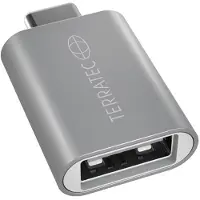 Terratec Connect C1, USB C, USB A, Hopea (251732)