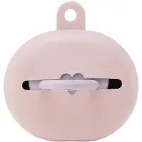 Hevea Pacifier Keeper Case, Natural Rubber - Pink - ONE SIZE