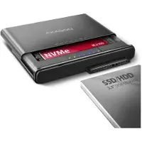 Axagon Clone Master - - ADSA-CC - USB-C - 10Gbps - Yhteensopiva NVMe M.2/SATA 2.5/3.5