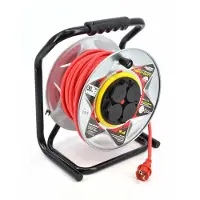 AWTOOLS Jatkojohto kelalla AW70253; 3x1,5 mm²; 50 m
