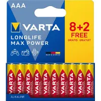 Varta AA/LR06 Longlife Max Power -paristo, 10kpl