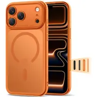 TechProtection Magpeak Magsafe CC Case for iPhone 17 Pro Max -Matte Orange