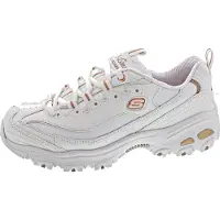 SKECHERS for woman. 11931 D'Lites Fresh Start shoes white (39), Leather, Laces, Casual